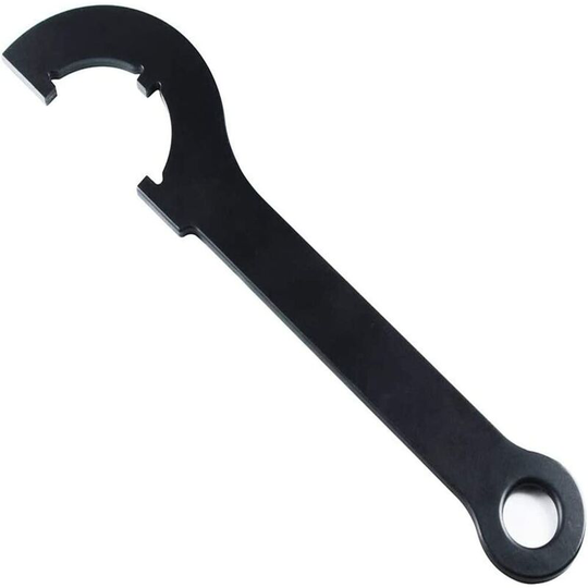 Bearsu - Spanner Nut Wrench Spanner for Locknut Wrench for Nut Removal and Tighten,Steel Black Tool for Removal and Installation