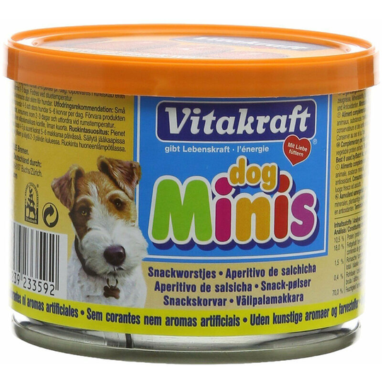 Vitakraft - Dog Minis Sausage Treats (190g) (May Vary) - May Vary
