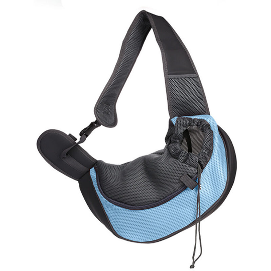 Pack Portable Breathable Pet Sling Bag for Cats and Dogs Pet Outdoor Travel Supplies (Light Blue s)