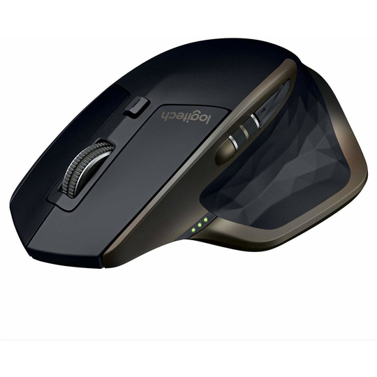 Logitech MX Master Wireless Mouse, Bluetooth or 2.4 GHz with USB