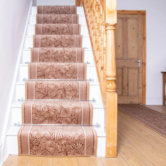 Almond Looped Golden Stair Runner