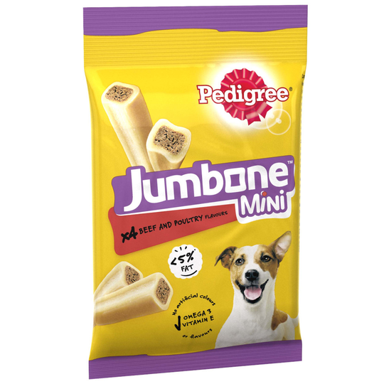 Pedigree Jumbone Small - Beef & Poultry - 160g (4 Snacks)