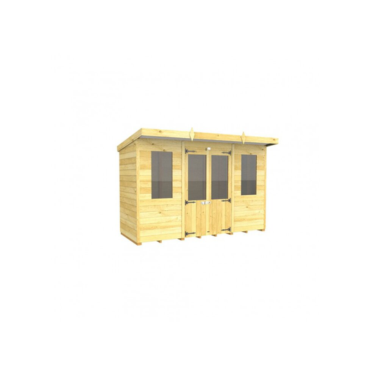 Pent Summer House 10ft x 4ft Fast & Free 2-5 Nationwide Delivery