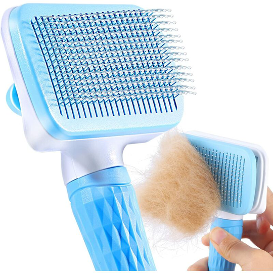 Self-cleaning Dead Hair Brush for Cat Dog, Effective Removal of up to 95% of Dead Hair and Tomentose Hair, Suitable for Dogs Cats Short and Long Hair