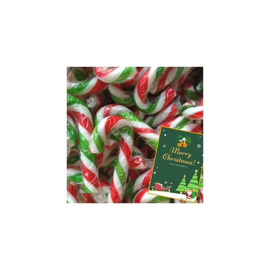 Bonds of London Peppermint Candy Canes 30pcs with Christmas Activity Card - Christmas Gifts, Stocking Filler, Secret Santa Gift, Festive Treat,