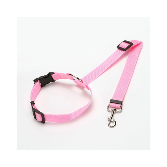 Deckon - Strong Dog Leash with Padded Handle Anti-Pull Rope Elastic Training Leash for Medium and Large Dogs in Heavy Pulling (110CM-150CM, pink)