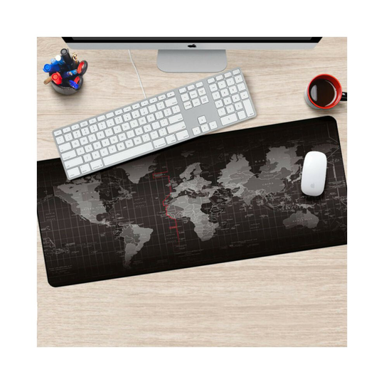 UsefulWorld Map Large Cloth Extended Rubber Gaming Mouse Desk Mat
