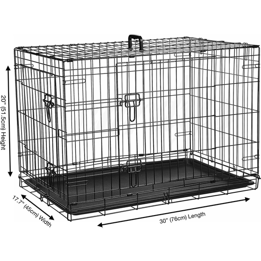 (Medium 30") Cardy's Dog Crate | Puppy Pet Carrier