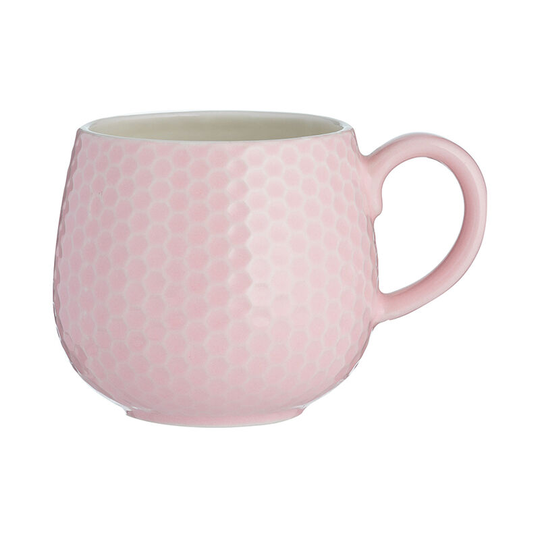 Mason Cash Embossed Honeycombe Mug Pink 2002.105