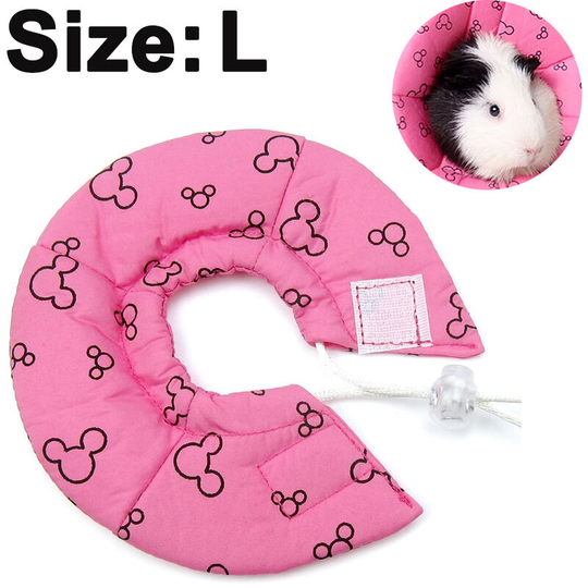 Ruff Neck Collar Protective Collar Wound Healing Dog Collar Cone Protection Smart Collar Safety For Small Animals Squirrel Guinea Pig Rat, red, l