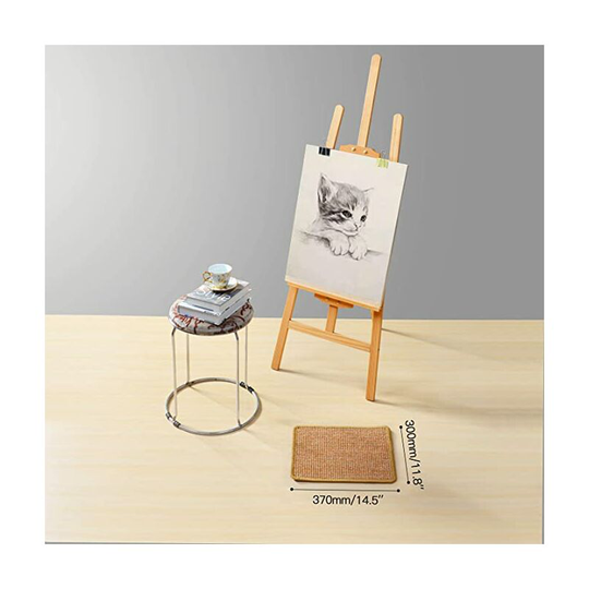 Natural sisal cat mat allowing them to scratch - Protects carpets and sofas(Random color)40cm*60cm