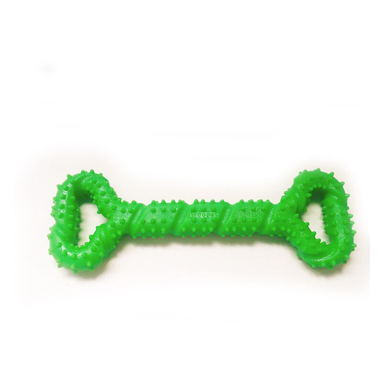 Betterlifegb - Dog Toys for Aggressive Chewers Large Breed 12.9 Inch Interactive Bone, Durable Indestructible Dog Toys with Convex Design, Natural