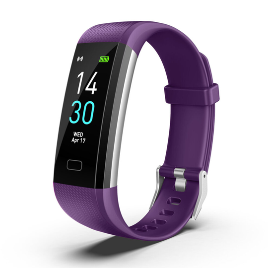 (Purple) S5 Activity Tracker Watch with Heart Rate Monitor