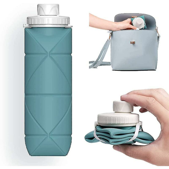 Specially Made Collapsible Water Bottles Siliconce Waterproof Travel Reusable Bo
