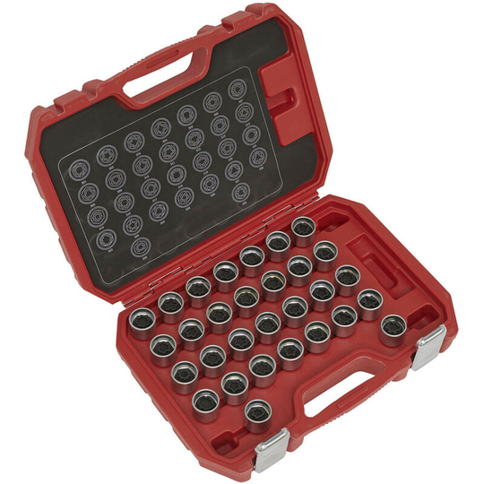 Sealey - SX212 Locking Wheel Nut Key Set 30pc - Mercedes