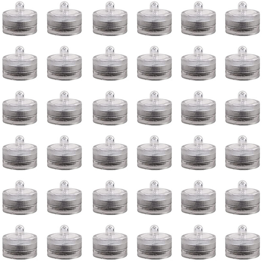 36 Pack Dive led Lights, Pool Lights, Flameless led Lights for Wedding Party Valentine's Day-green light