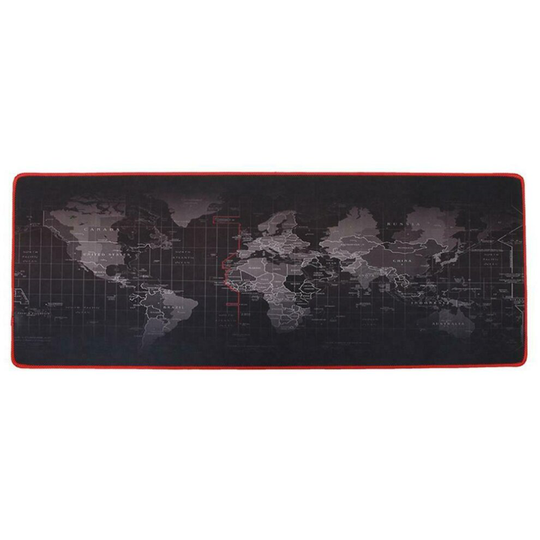 XL World Map Desktop Mouse Pad