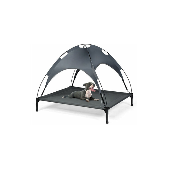 Exlarge Elevated Raised Dog Pet Bed Cot Puppy Tent Waterproof Canopy