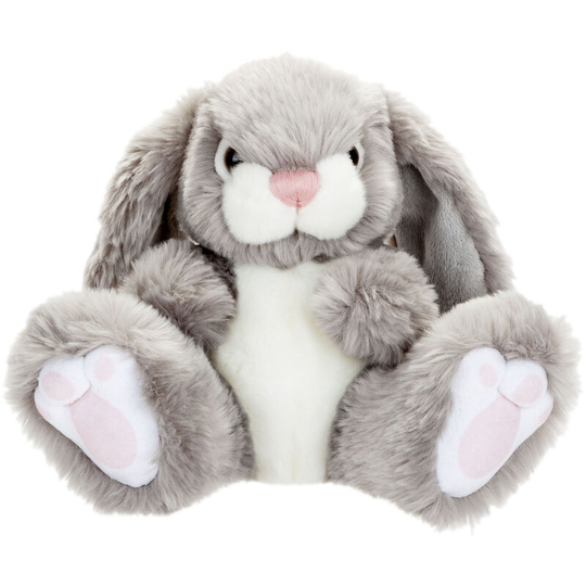 Vfm - Grey Bunny 20cm Plush Milly Rabbit Lifelike Premium Fluffy Toy