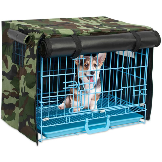 Dog Crate Cover 30 inches Dog Crate Cover Pet Kennel Covers Windproof Privacy Dog Crate Cover Waterproof Pet Kennel Covers Fit for Dog Crate Indoor