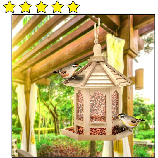 Bird Feeder, Hanging Feeder, Waterproof Bird Feeder, Bird Feeder, Aviary Wild Bird Feeding House, Bird Feeding Station, Bird Feeder, Bird Feeder