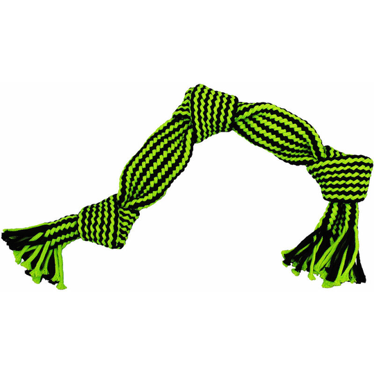 Rope Dog Toy (l-xl) (Green/Black) - Green/Black - Jolly Pets