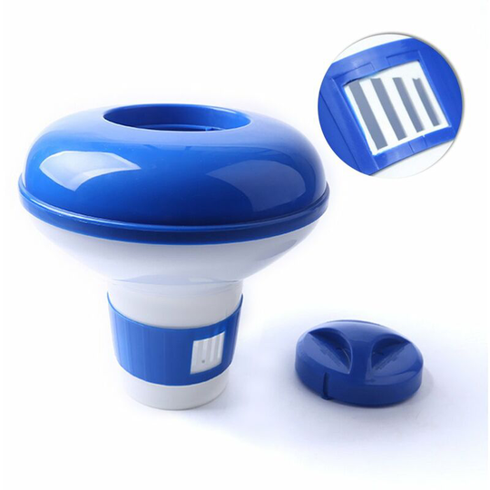 Lifcausal - Floating Swimming Pool Chlorine Dispenser Adjustable Flow Rate Dosing Device Automatic Disinfection Applicator Disinfection Pill Float