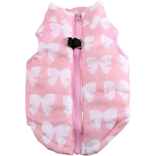 Winter Coat Pets Pet Dog Jacket Warm Coats for Dogs Winter Autumn Warm Cotton Jackets Cat Dog Coat Clothes Pet Clothes Costumes (Pink, m)