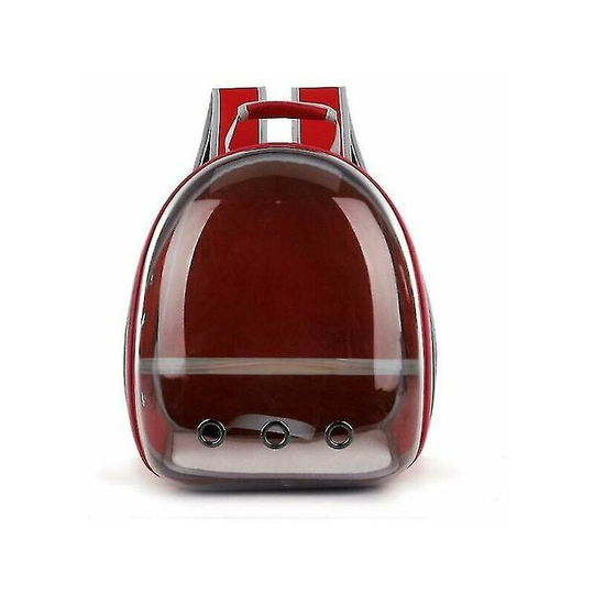 Bearsu - Parrot Pet Backpack Outdoor Travel Oxford Cloth Transparent Birdcage Carrying Portable Comfortable