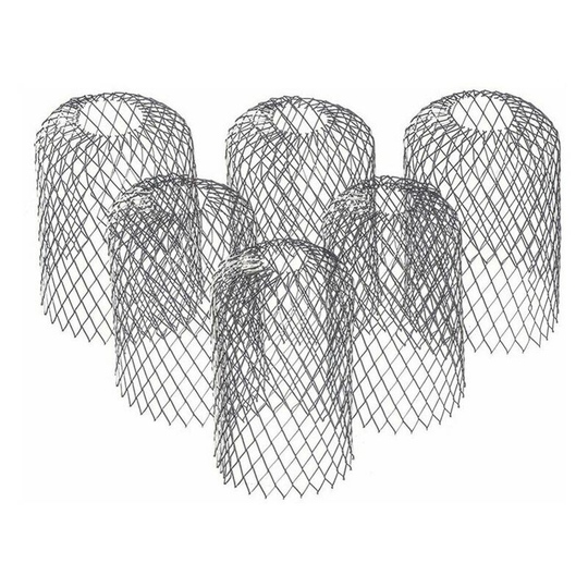 Briday - 6Pcs Flexible Gutter Filter Metal Gutter Guard Anti-Rodent Leaves Adjustable Gutter Gutter Downpipe Roof and Garden Building Accessories