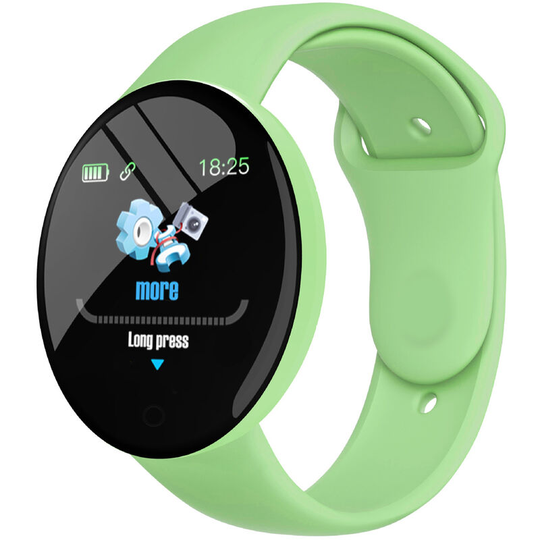 Asupermall - D18PRO Smart Bracelet 1.44'' oled Single-touch Screen Macaron Ultra-light Body Heart Rate/Blood Pressure Monitor Multiple Sports Mode