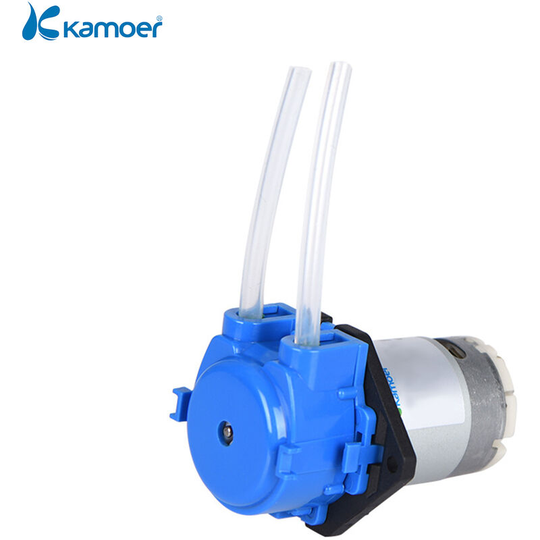 Kamoer Peristaltic Pump Aquarium Liquid Water Pump Flow Adjustable 5.2-90ml/min 12V Dosing Pump for DIY Aquarium Lab Chemical Analysis Dosing