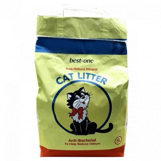 Antibacterial Cat Litter (5L) (Cream) - Cream - Bestone