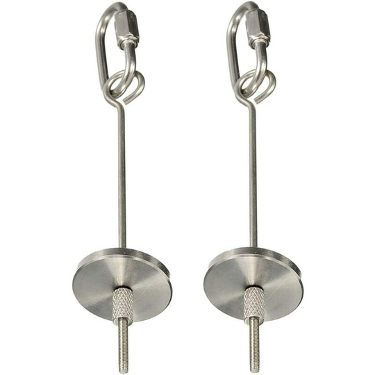 Denuotop - Parrot Fruit Tool Stainless Steel Parrot Skewer Fruit Holder Stainless Steel Bird Fruit and Vegetable Holder for Birds Cage Vegetable