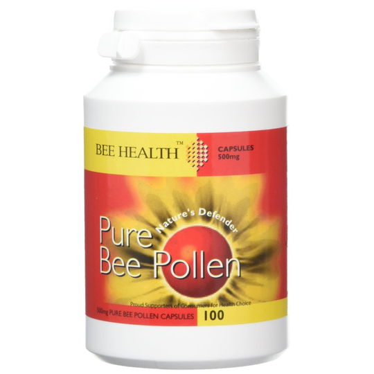 Bee Health 500mg Pure Bee Pollen 100 Capsules