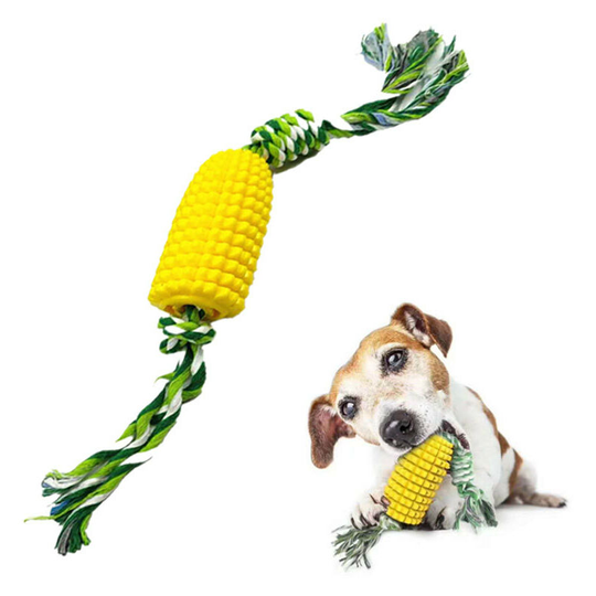 Macaron Dog Toy, Dog Chew Toy, Chew Toys for Dogs, Interactive Latex Dog Toy, Corn Shaped Dog Toothbrush