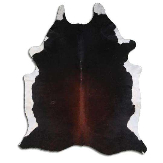 Crowe Cowhide Cowhide Brown/Black/White Rug