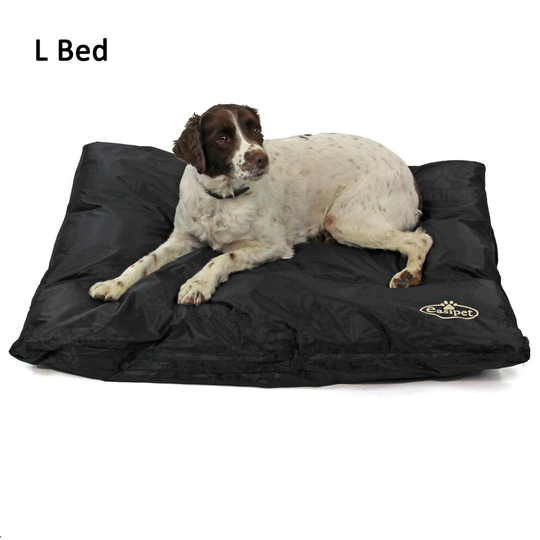 Waterproof Dog Bed Black L 74584
