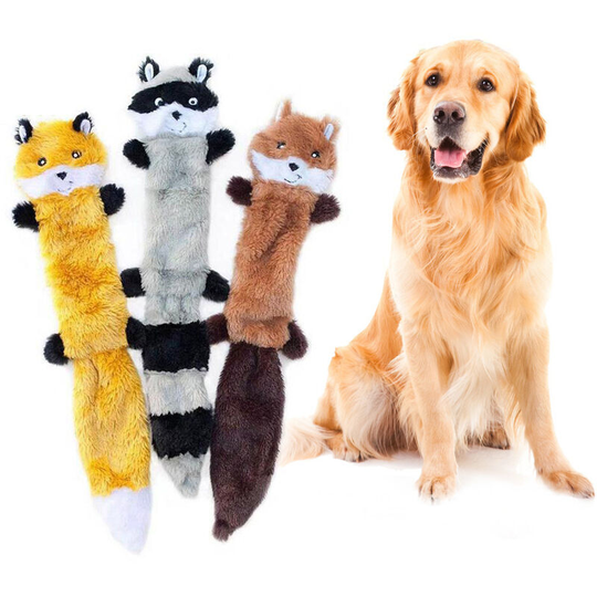 Raccoon Soft toy 46 cm for Dogs gray