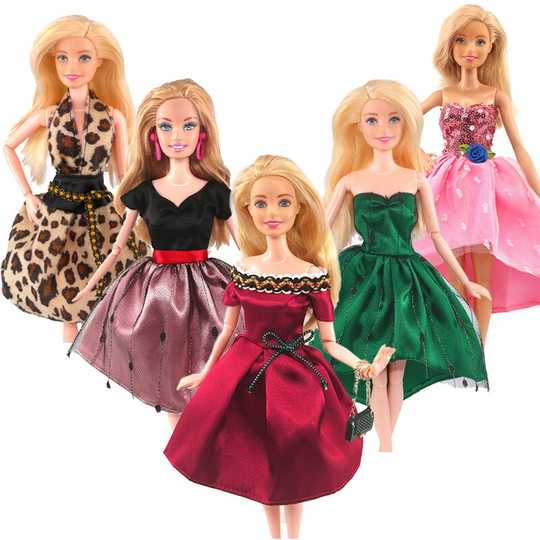 9 pieces 30cm change doll clothes fashion suit dress dress