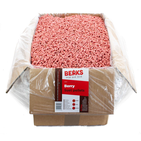 Beaks Wild Bird Food Berry Suet Pellets - 12.75kg