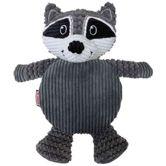 Tummiez Racoon Plush Dog Toy (l) (Grey) - Grey - Kong