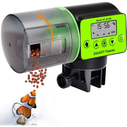 Automatic Aquarium Fish Feeder, Automatic Moisture Proof Electric Feeder, Aquarium Feeder, Vacation and Weekend Food Dispenser