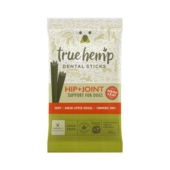 True Hemp Hip & Joint Dental Sticks 100g Bulk 4 x 7 Pack