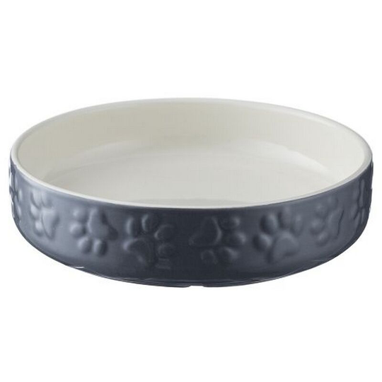 Colour Mix Cat Bowl (13cm) (Grey) - Grey - Mason Cash