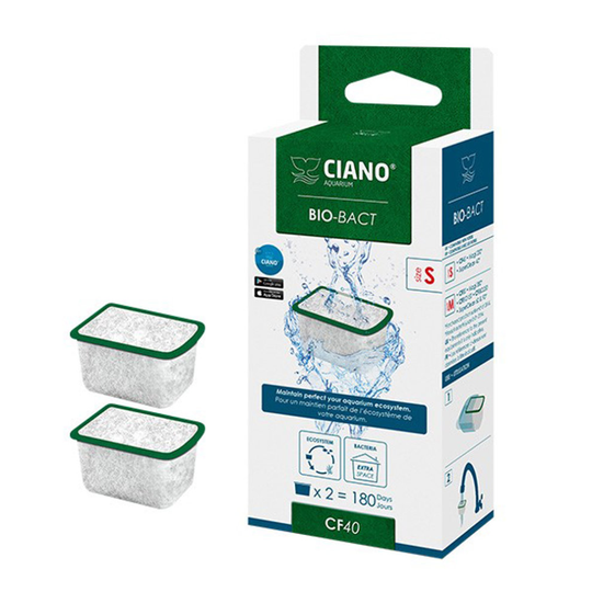 Ciano CF20/CF40 Bio-Bact Filter Cartridge S (Small) x2
