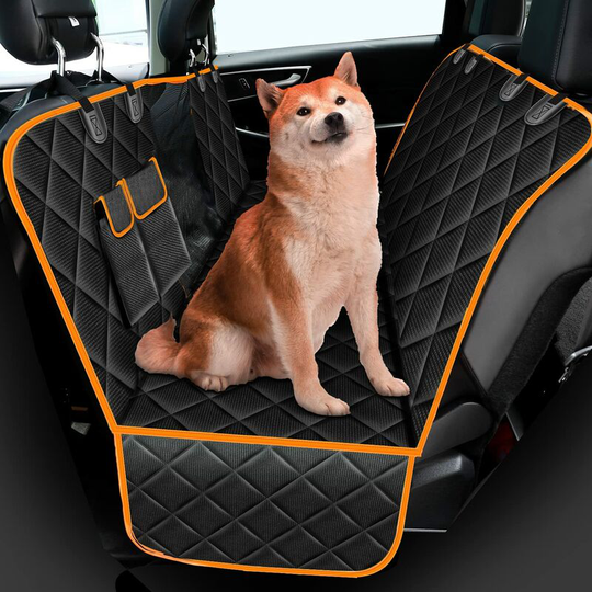 Dog Car Seat Cover, Back Seat Protector, Waterproof Non-Slip Back Seat Protector with Window and Pocket, 146×137cm