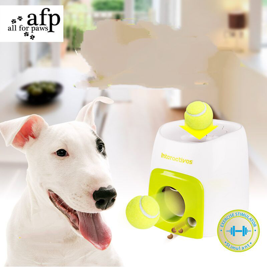Automatic Interactive Dog Ball Launcher Food Reward Machine Tennis Throwing Machine