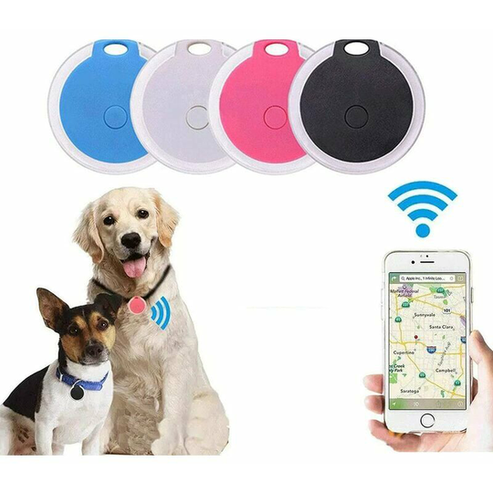 Gps Dog Tracker Anti Lost Collar gps Cat Locator with Alarm for Pet Dog Vehicle Kids Elderly Mini sos gps Navigation Tracker Outdoor. (Black)