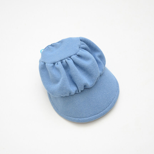 Knitted cowboy hat - blue (l) pet hat puppy hat dog sun hat sun hat dog jewelry pet jewelry cat hat